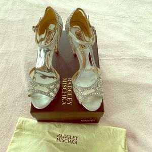 Beautiful embellished Badgley Mischka Heels